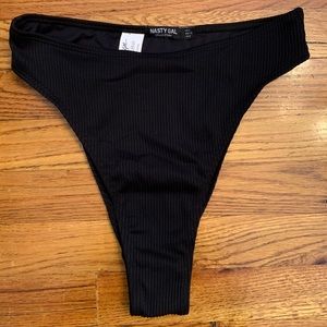 Nasty Gal High Cut Bikini Bottom